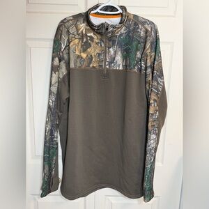 Field & Stream men’s 2XL Camouflage Long Sleeve quarter zip sweatshirt